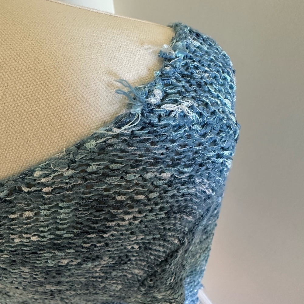 Coldwater Creek Blue Sweater- Medium - Picture 6 of 8
